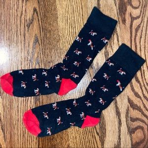 Puppy dog pattern socks